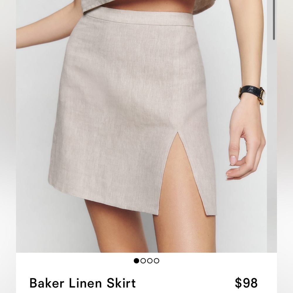 Reformation Baker skirt small